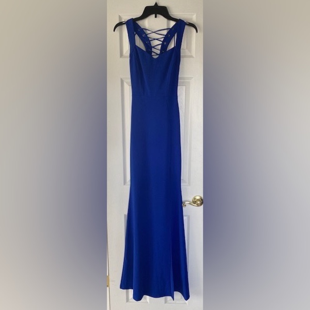 Royal Blue Prom Dress, Size XS